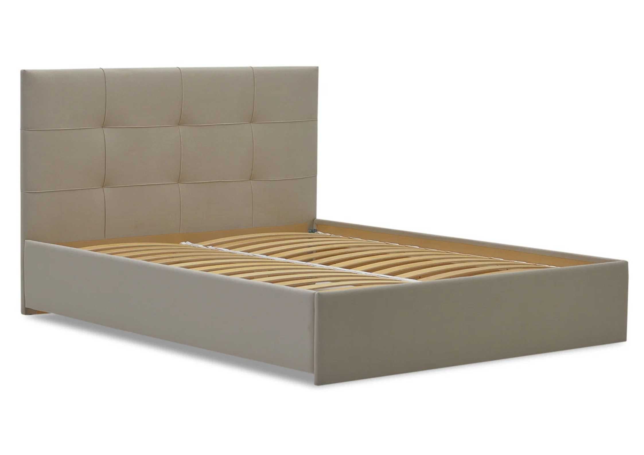 Beżowe łóżko 180x200cm